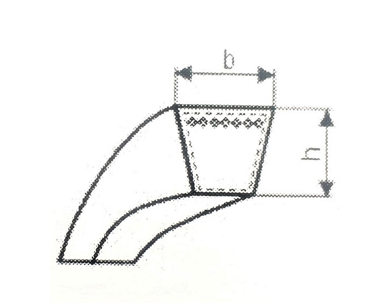Klinový remeň 17x1130 Li/ 1170 LW