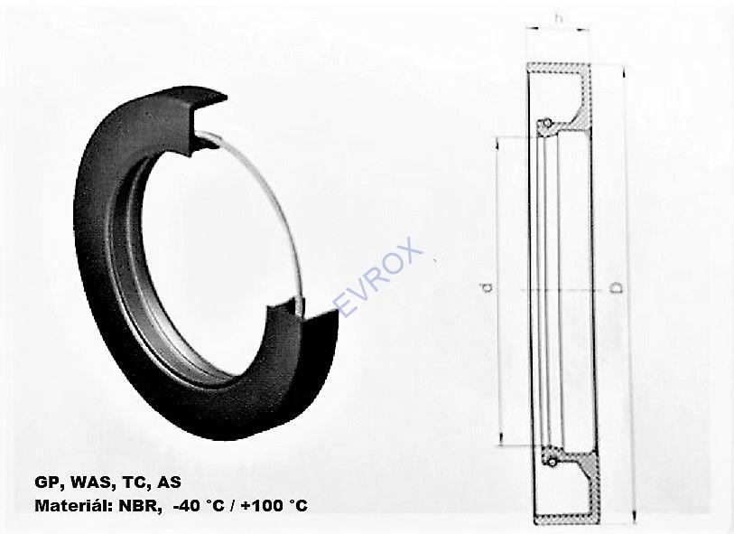 Gufero GP 15x30x8