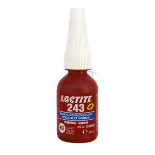 Loctite 243/ 10 ml Zaisťovač závitov stredopevný 