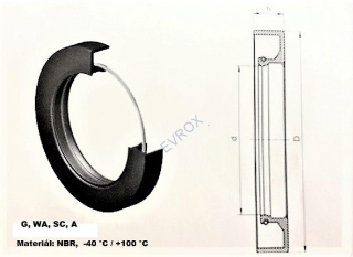 Gufero G 15x26x4,5