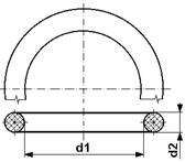 O-krúžok 107x2 NBR