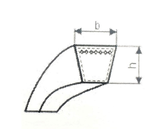 Klinový remeň SPB 16,3x1272 La/ 1250 LW 