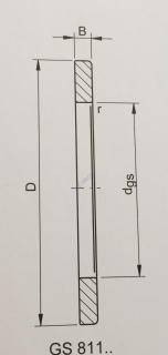 Ložisko GS 81107, INA